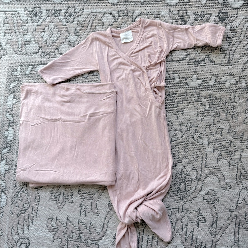 Kate Quinn swaddle + gown bundle
